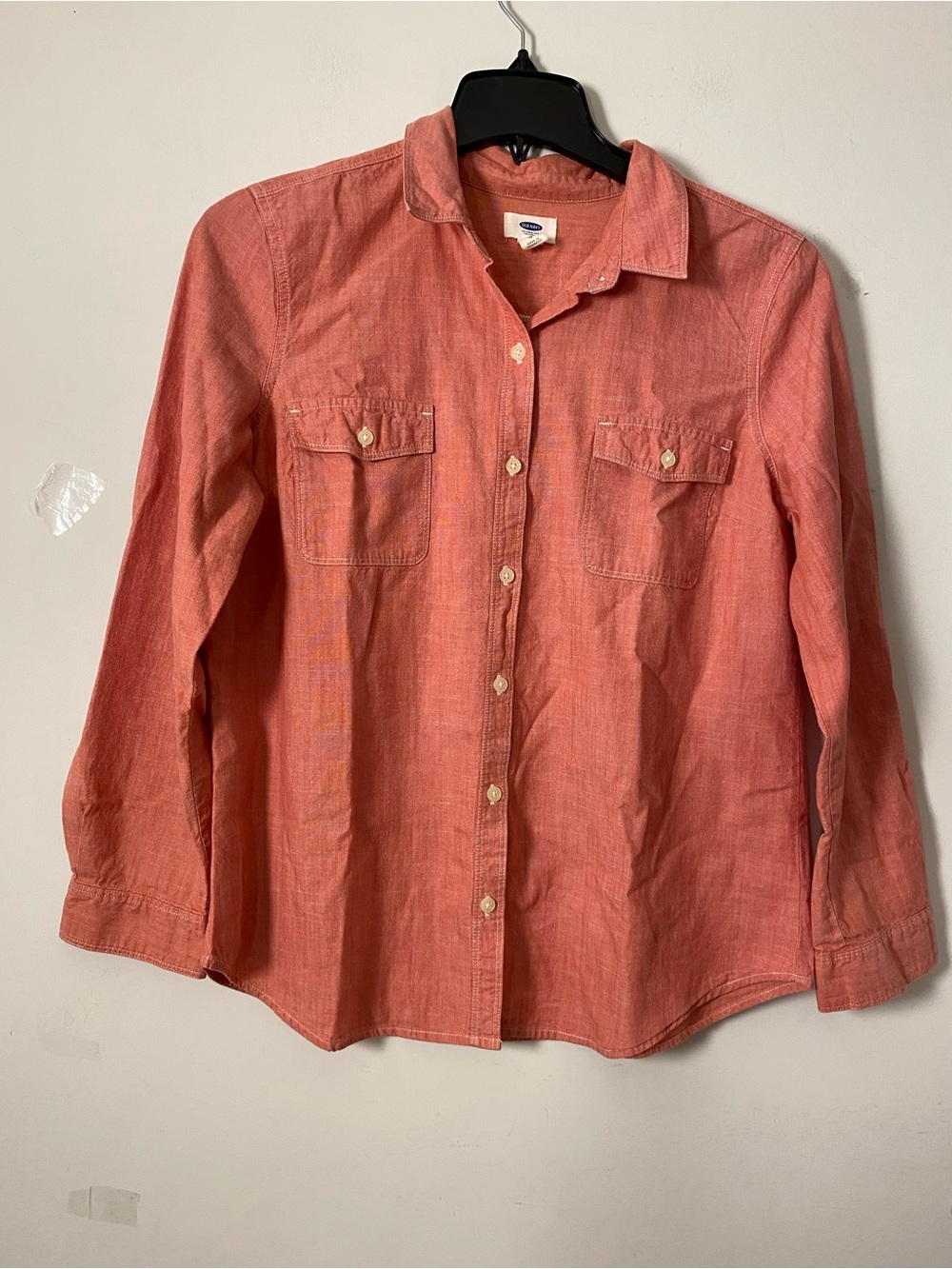 Old Navy Coral Button-Down Shirt